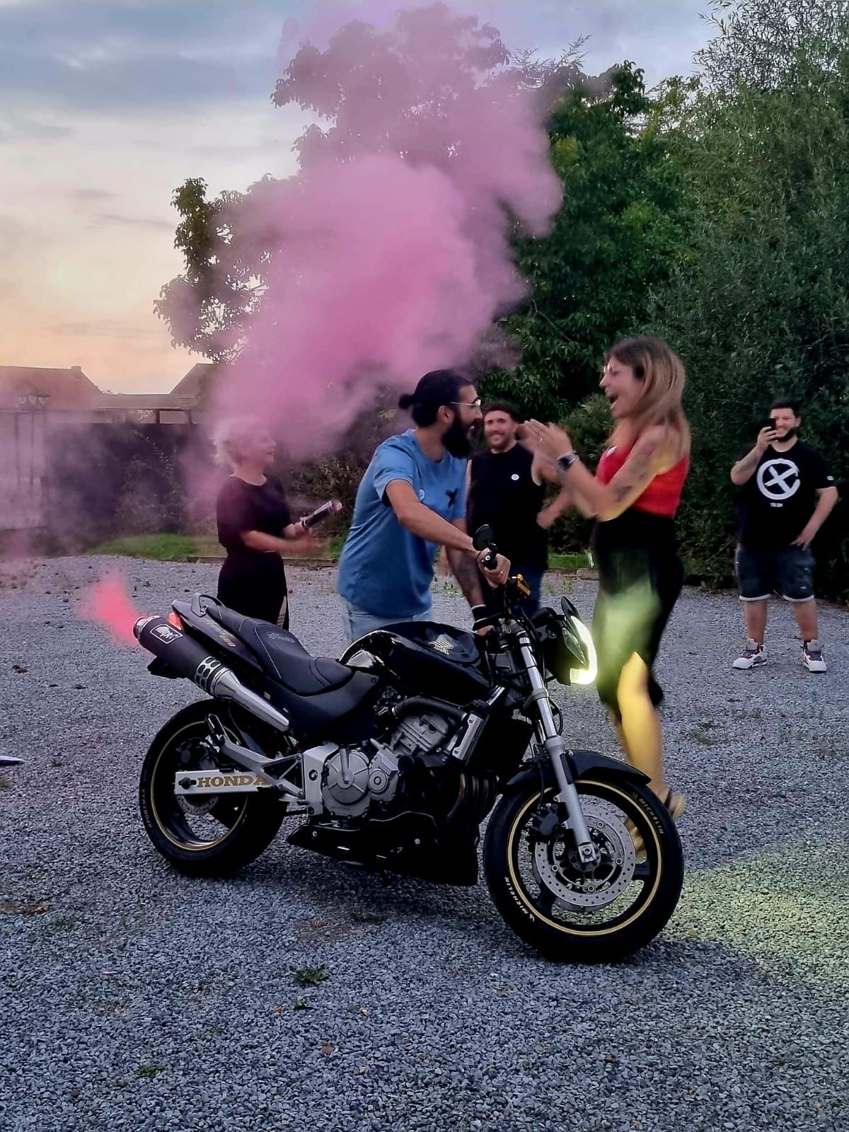 Roze holi poeder