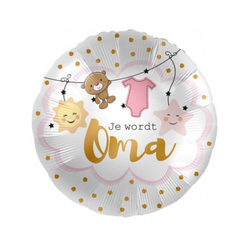Folieballon je wordt oma