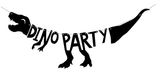 Dino party feestbanner