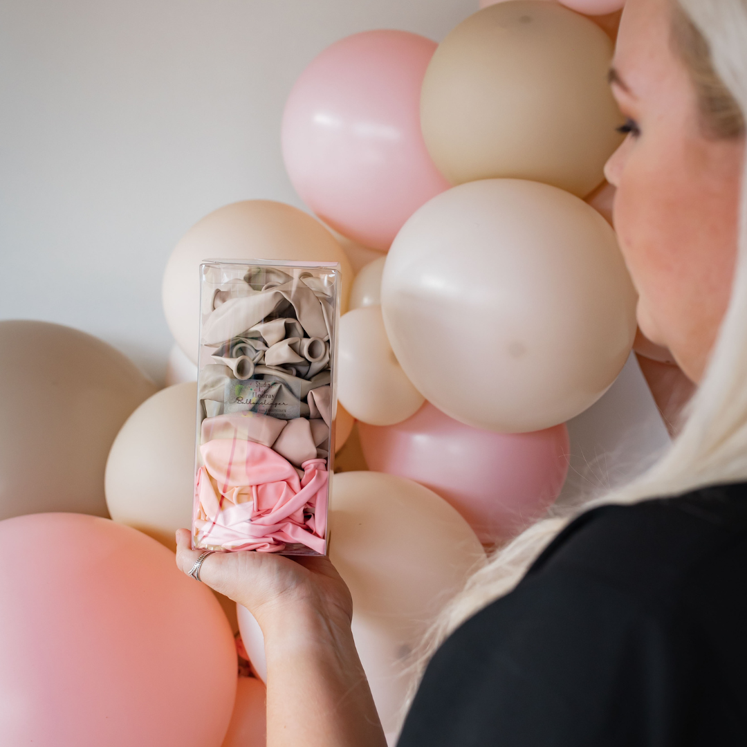 DIY Ballonslinger: Soft pink
