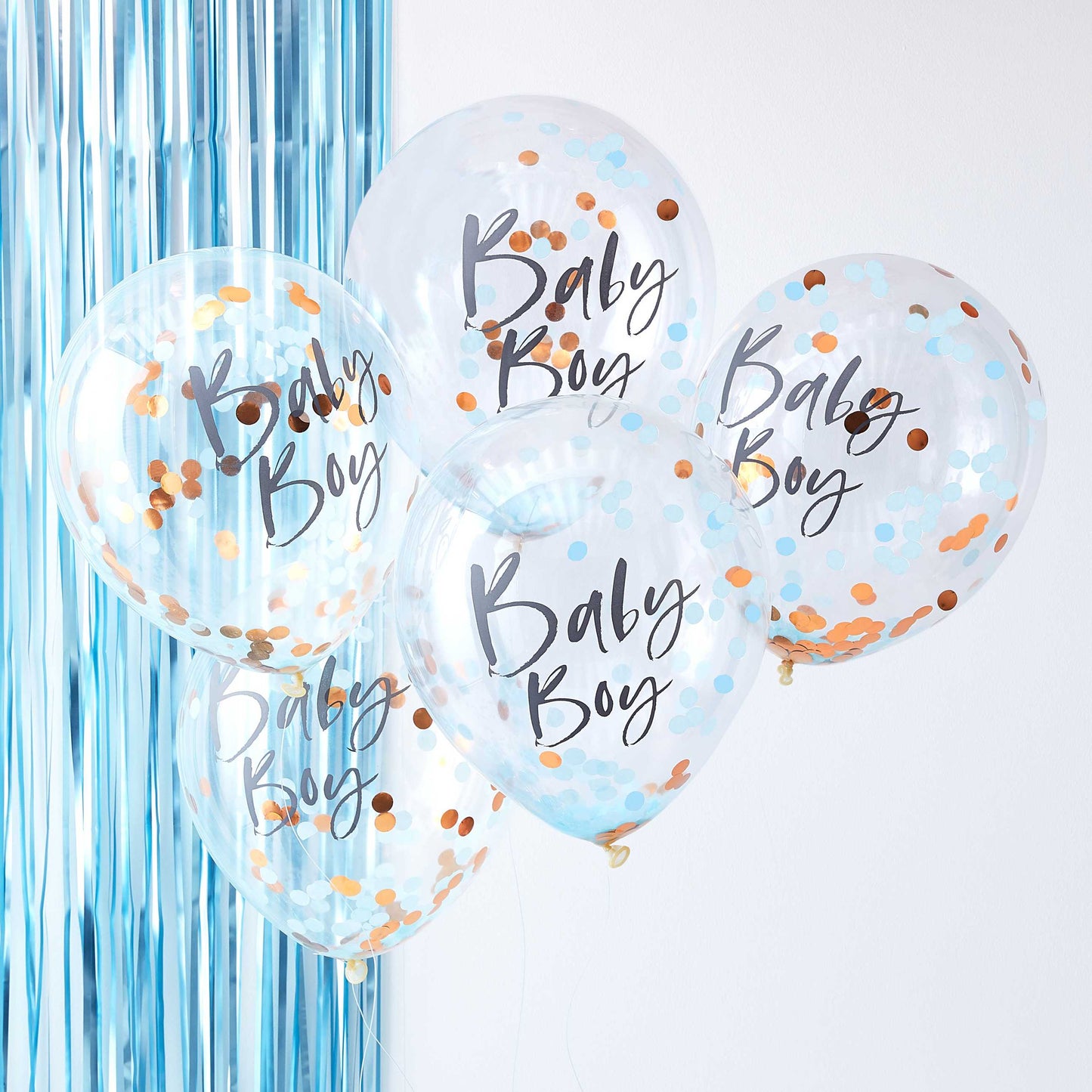 Baby boy confetti ballonnen
