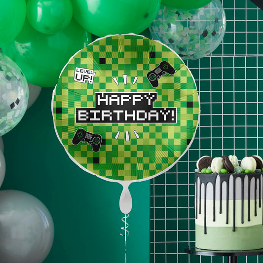 Happy birthday game party folieballon