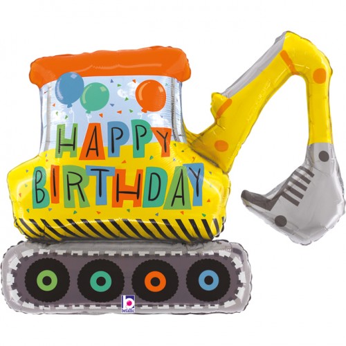 Folieballon happy birthday graafmachine