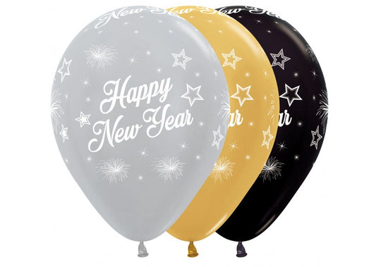 Bedrukte ballon: Happy New Year