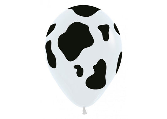 Bedrukte ballon: koeien print