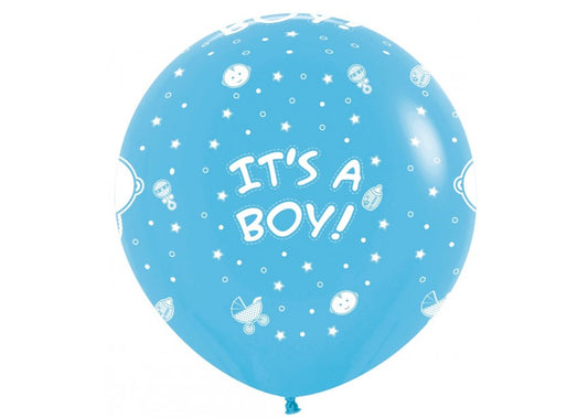 Bedrukte ballon: It's a boy! 91 cm