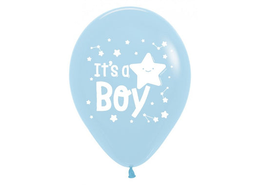 Bedrukte ballon: It's a boy! ster