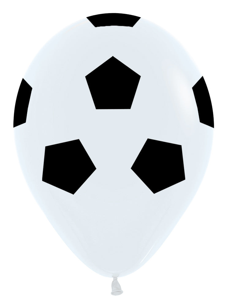 Bedrukte ballon: voetbal