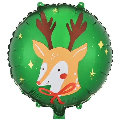 Folieballon rond kerst rendier