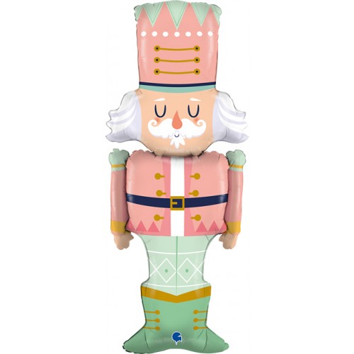 Folieballon pastel nutcracker