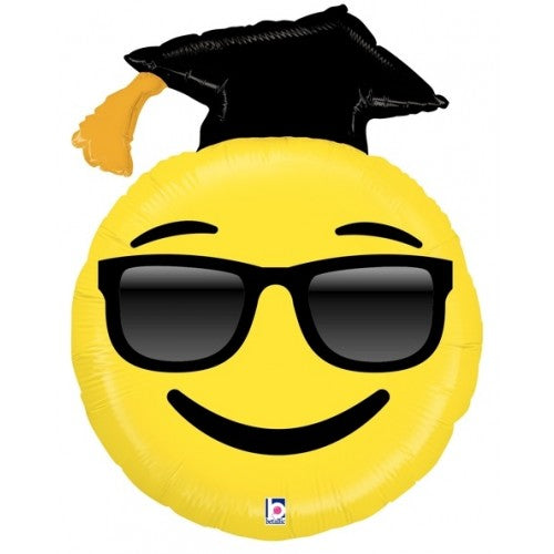 Folieballon Emoji Grad