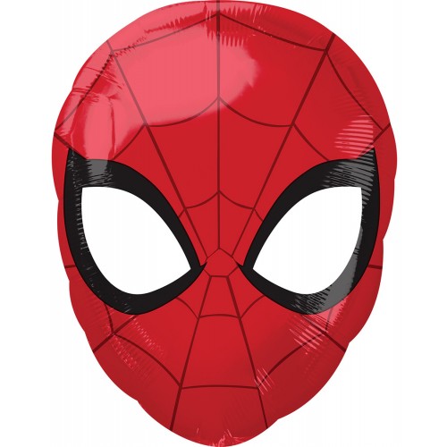 Folieballon spiderman masker