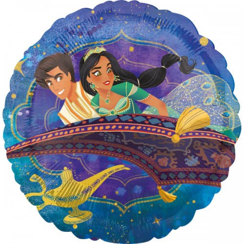 Folieballon Aladdin en Jasmine