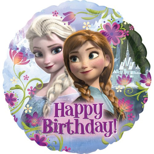 Folieballon Frozen happy birthday